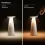 SIGOR NUFLAIR LED Akku Tischleuchte dünenbeige IP 54 170lm 2200K+2700K dimmbar