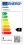 SIGOR NUINDIE Rund Delphinblau 38 cm LED Akku Tischleuchte IP 54 180lm 2200K+2700K dimmbar