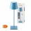 SIGOR NUINDIE Rund Delphinblau 38 cm LED Akku Tischleuchte IP 54 180lm 2200K+2700K dimmbar