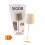 SIGOR NUINDIE Rund Dünenbeige 38 cm LED Akku Tischleuchte IP 54 180lm 2200K+2700K dimmbar