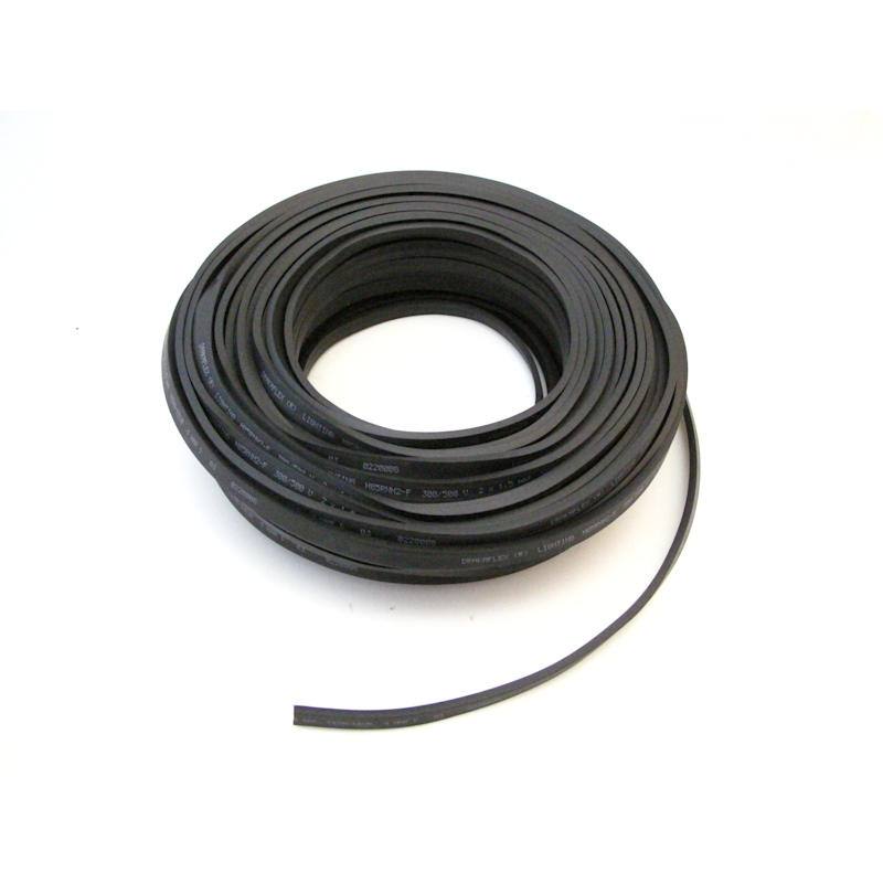 50 M DRAKA Kabel Illu Kabel H05RNH2-F 2x1,5 mm² Schwarz