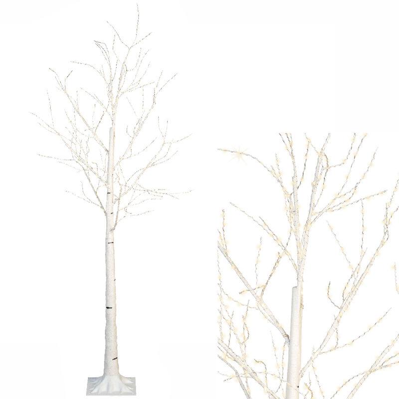 LED Baum Lumineo weiß Lichtfarbe warmweiß H 125 cm