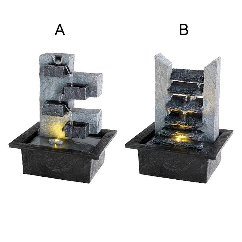Lumineo Brunnen 19x21x27 cm Tischbrunnen Wasserbrunnen