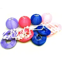 Bunte Ersatz Lampions ca. 6-7 cm...