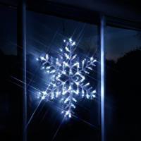 LED Acryl Schneeflocke 80 cm - 4...