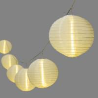 LED Lampion Lichterkette 10 Lamp...