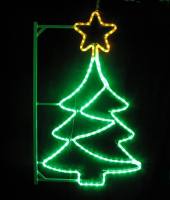 LED Weihnachtsbaum 106x60 cm Lic...