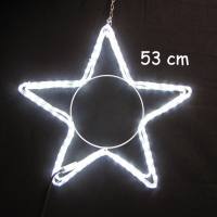 LED Weihnachtsstern 53 cm mit we...