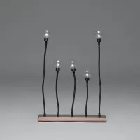 Metall-Leuchter 5 flexible Leuch...