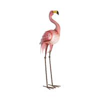 LED Solar Flamingo 78 cm Metallf...